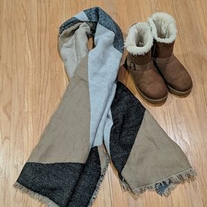 Zara - Oversized rectangular wrap / scarf